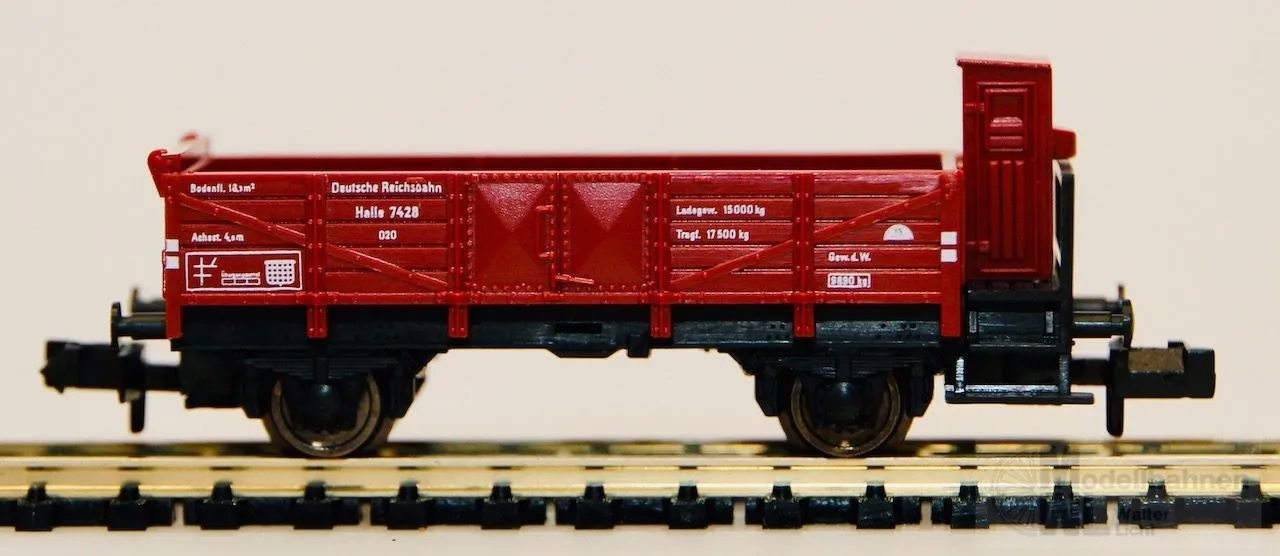 Fleischmann 8209 - FLEISCHMANN - Güterwagen offen DRG mit Bremserhaus N 1:160