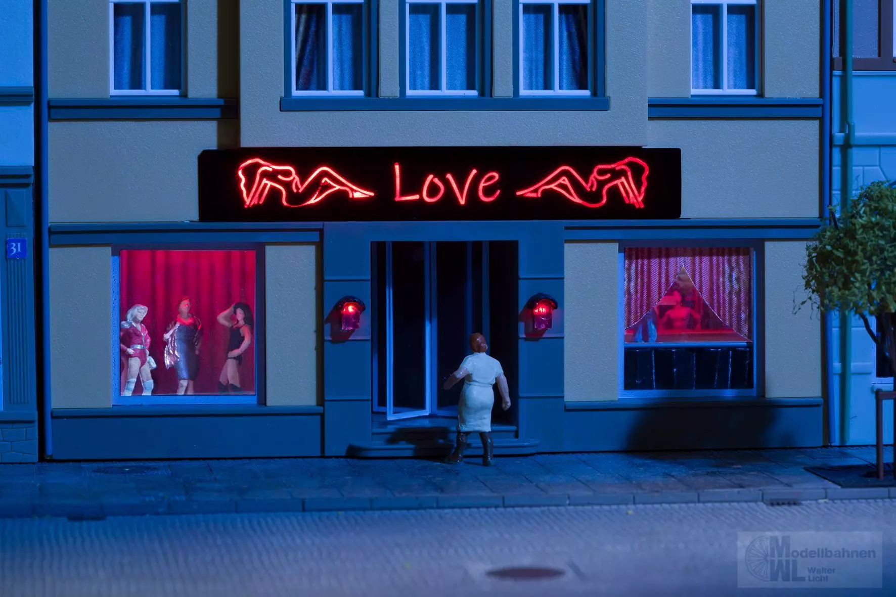 Auhagen 11479 - LED-Beleuchtung Love H0 1:87