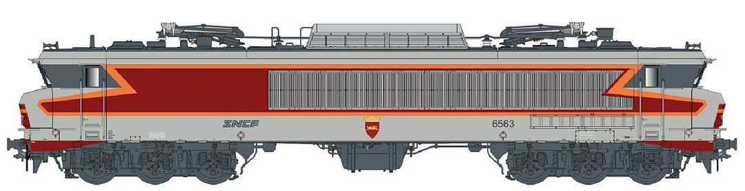 LS Models 10816 - E-Lok CC 6563 SNCF Ep.IV/V Arzens H0/WS