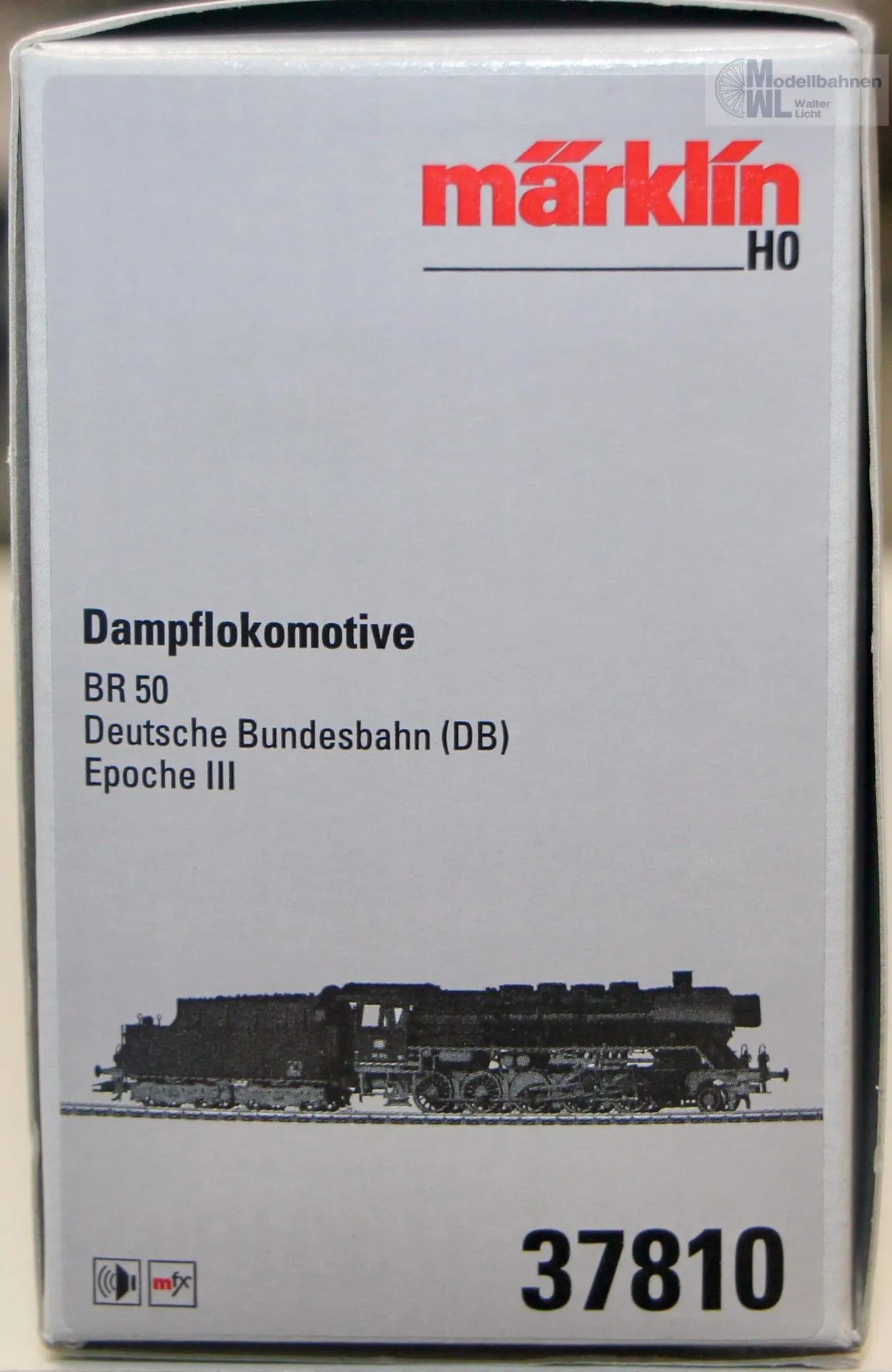 Märklin 37810 - MÄRKLIN - Dampfllok BR 50 DB Ep.III H0/WS Sound mfx