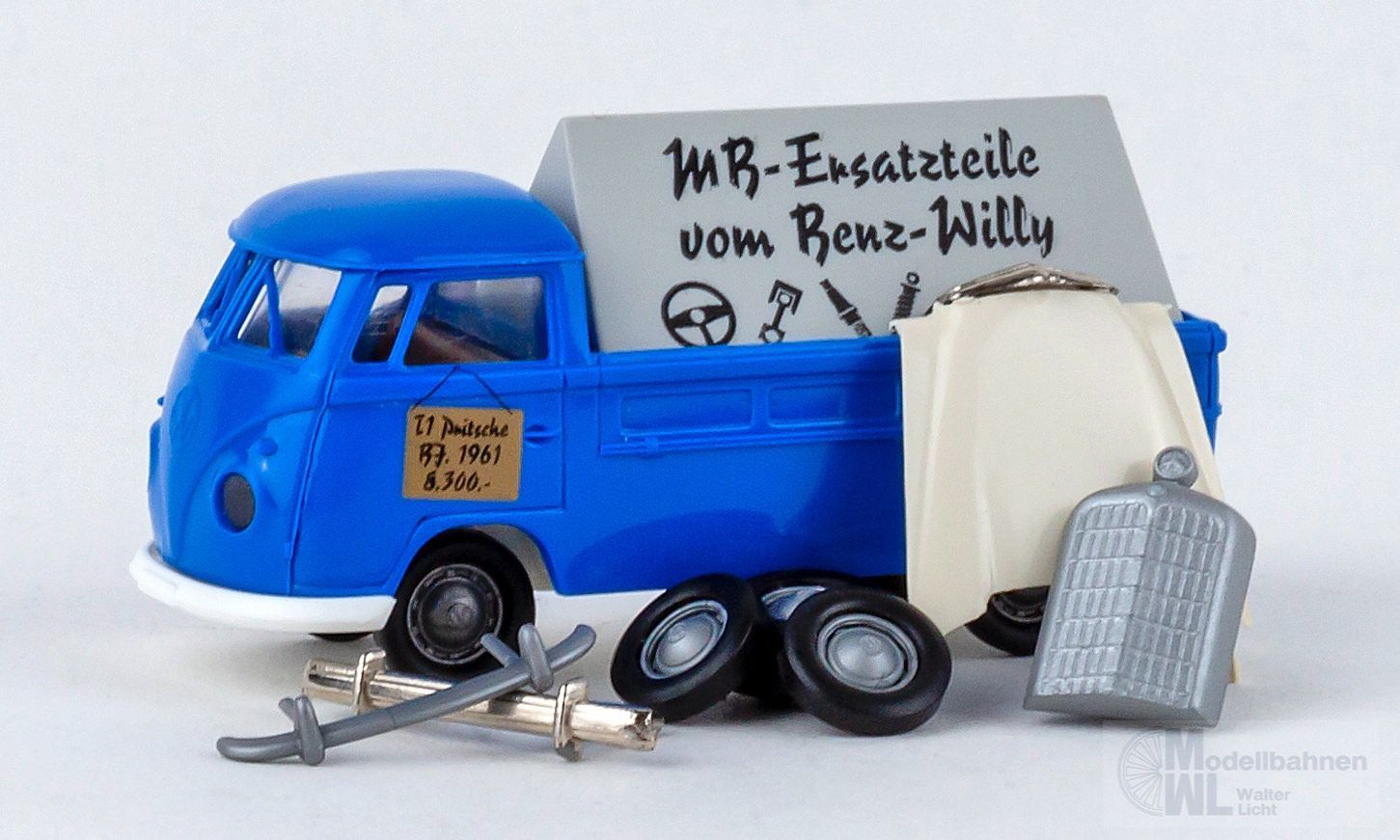 Brekina 10223 - Bausatz für VW T1b mit Ladegut Veterama-Stand H0 1:87 Brekina 10223 - Bausatz für VW T1b mit Ladegut Veterama-Stand H0 1:87