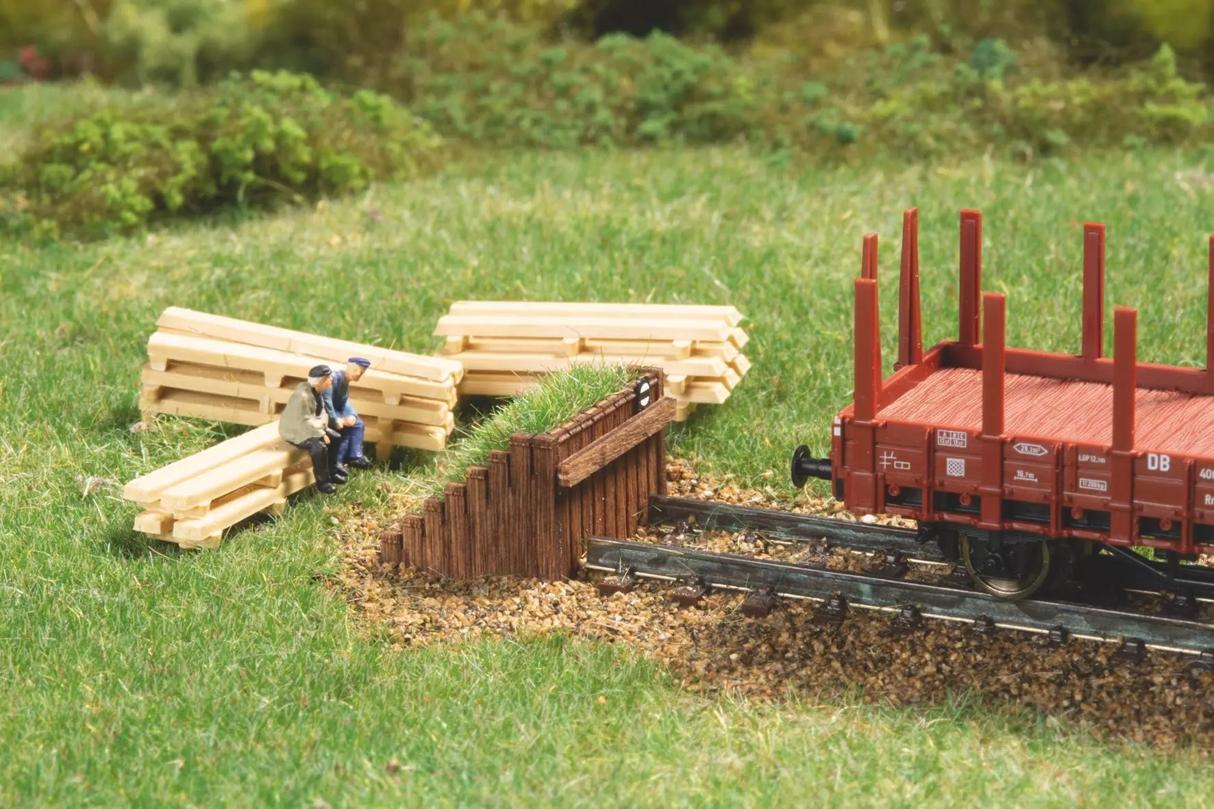 Auhagen 44655 - Prellbock Holz N 1:160