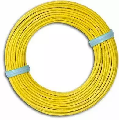 Busch 1791 - Schaltlitze gelb 10 Meter