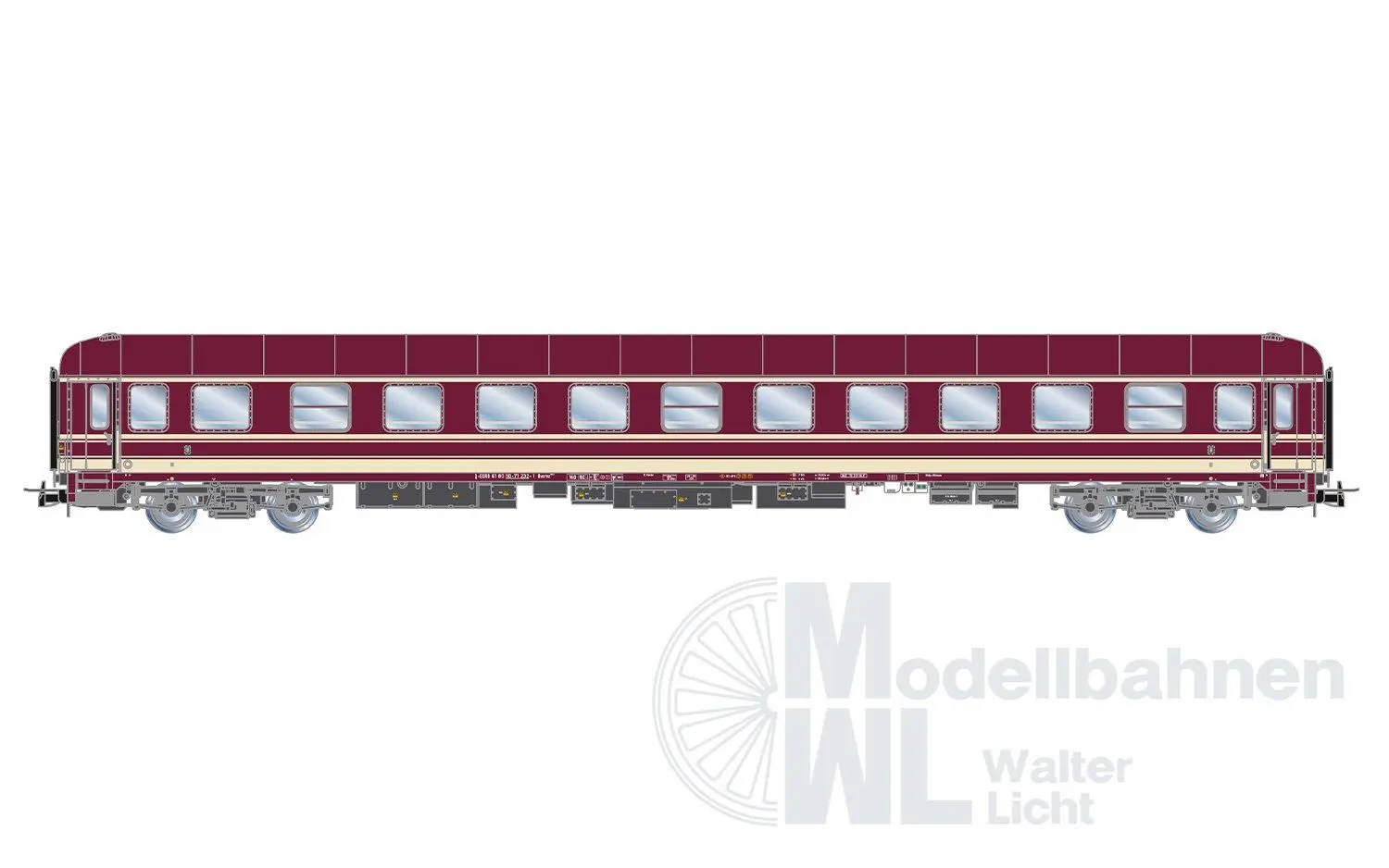 Rivarossi 4417 - Personenwagen Set EuroExpress Ep.V/VI 3.tlg. H0/GL