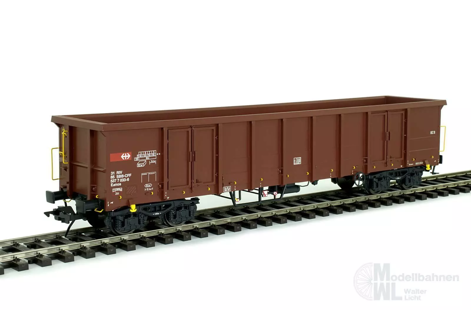 Lenz 42142-06 - Hochbordwagen SBB Ep.V Eanos braun Spur 0