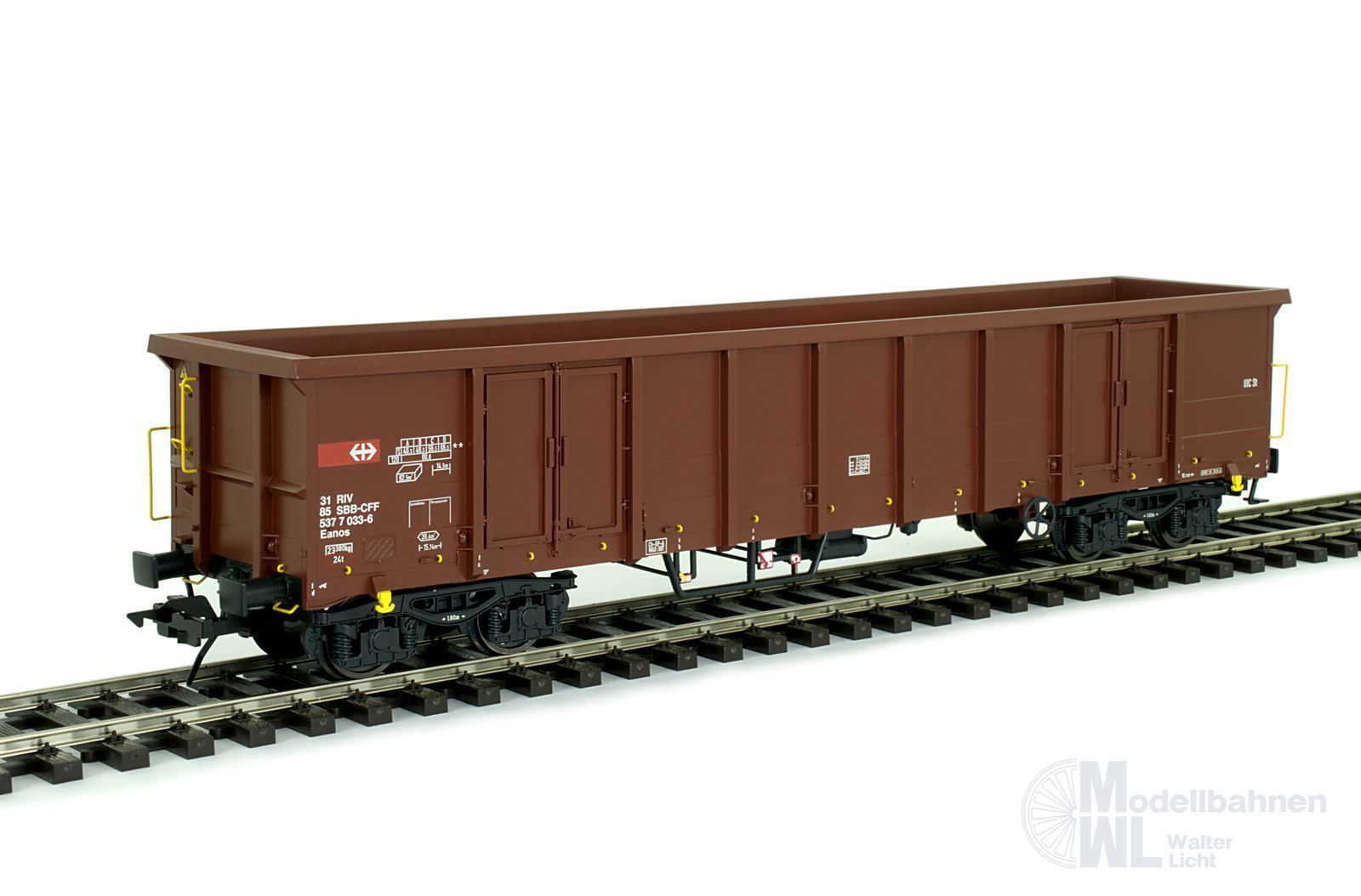 Lenz 42142-06 - Hochbordwagen SBB Ep.V Eanos braun Spur 0