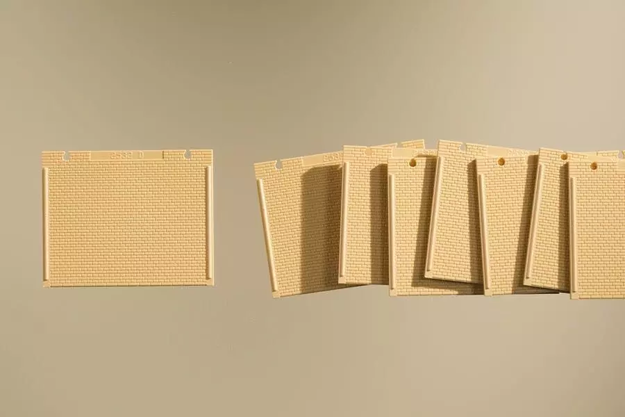 Auhagen 80626 - Wände 2532D gelb H0 1:87