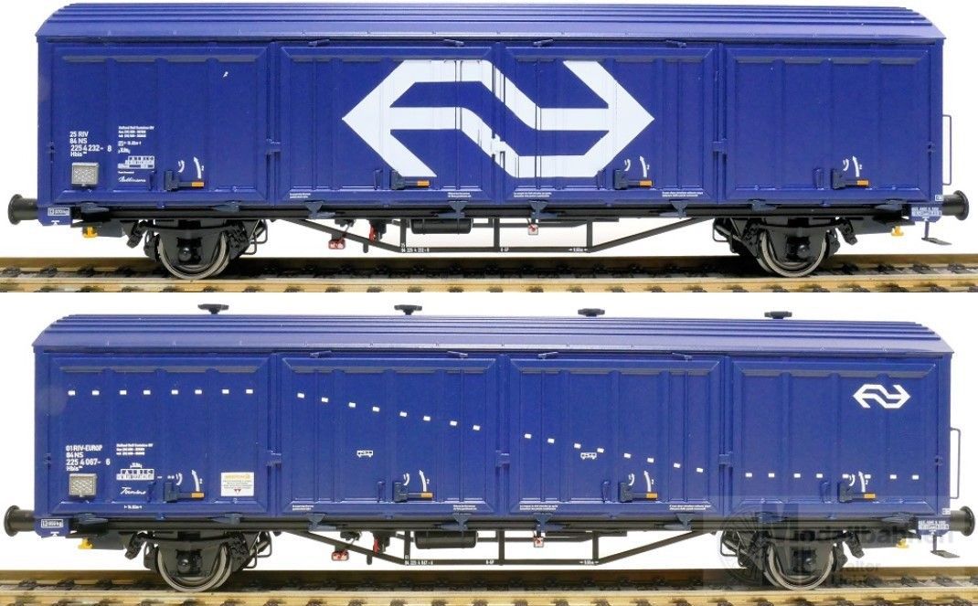 Exact Train 20825 - Güterwagen Set NS Ep.V 2.tlg. blau H0/GL Exact Train 20825 - Güterwagen Set NS Ep.V 2.tlg. blau H0/GL