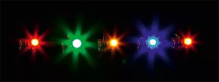 Faller 180652 - 5 LEDs, bunt gemisch H0 1:87