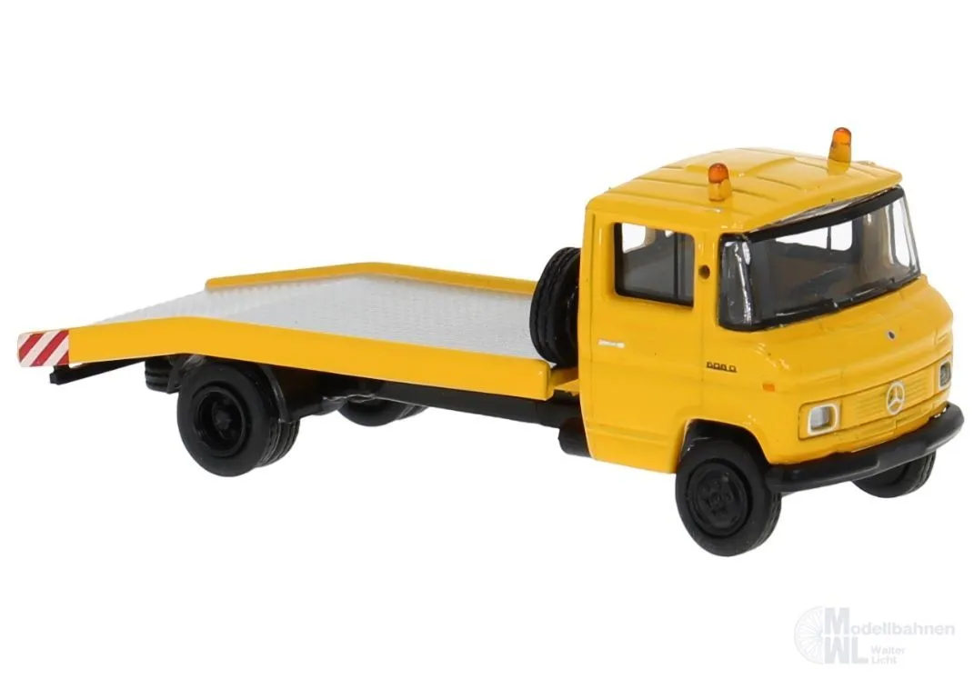 Brekina 36741 - Mercedes-Benz L608 Abschlepper in gelb zur Selbstgestaltung H0 1:87