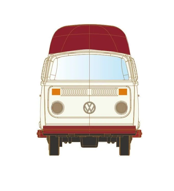 Lemke Minis 3968 - VW T2 Weihnachtsmodell N 1:160