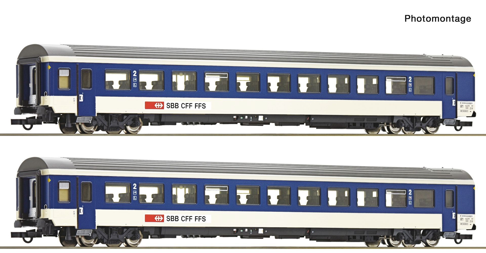 Roco 6200271 - 2er Set Personenwagen EW IV SBB