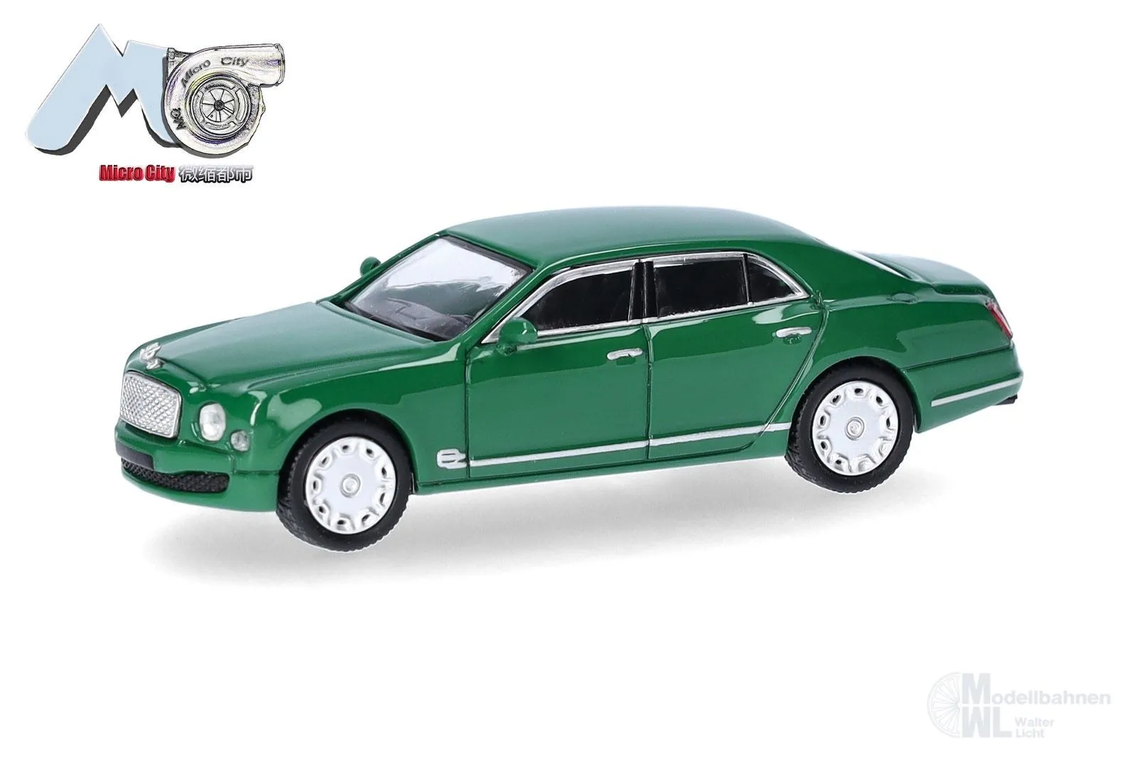 Herpa 87MC000151 - Bentley Mulsanne grün H0 1:87