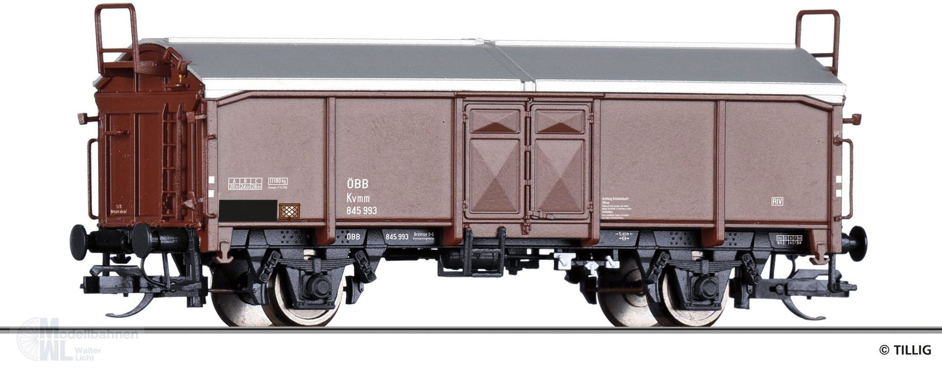 Tillig 17682 - Schiebedachwagen ÖBB Ep.III TT 1:120 Tillig 17682 - Schiebedachwagen ÖBB Ep.III TT 1:120