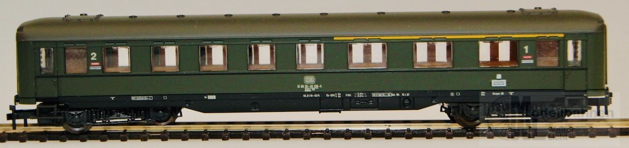 Roco 02265A - ROCO - Schürzenwagen DB 1/2.Kl. AB4üe N 1:160