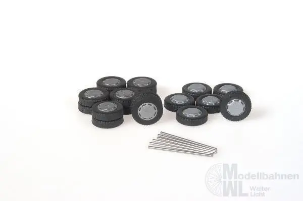 Rietze 70087 - Reifensatz MAN 6 einfach/doppelt H0 1:87