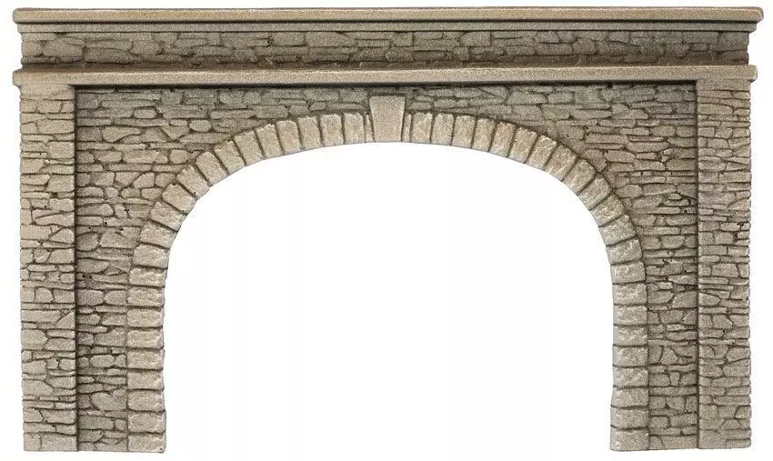 Noch 58062 - Tunnel-Portal 2-gleisig, 22 x 13 cm H0 1:87