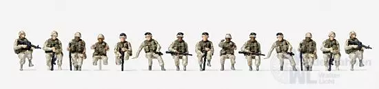 Preiser 72544 - US-Army modern. Fahrer, Aufsi 1:72