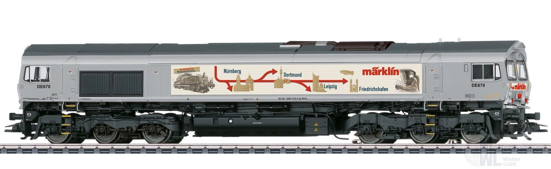 Märklin 39071 - Diesellok Class 66 Märklin Messeexpress H0/WS Sound