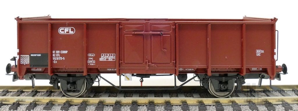 Exact Train 23962 - Güterwagen offen CFL Ep.IV H0/GL Exact Train 23962 - Güterwagen offen CFL Ep.IV H0/GL
