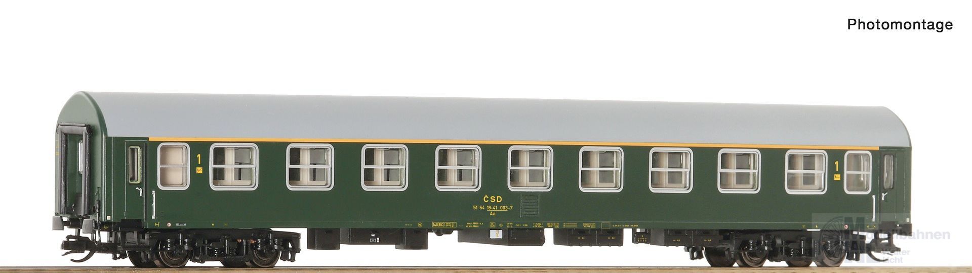 Roco 6280039 - Personenwagen CSD 1.Kl. Y/B 70 TT 1:120 Roco 6280039 - Personenwagen CSD 1.Kl. Y/B 70 TT 1:120