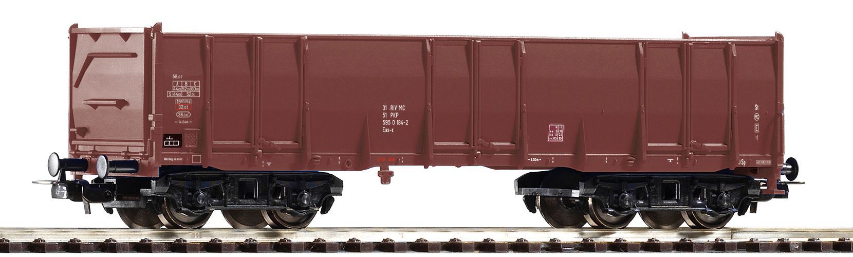 17339_58725 Piko 58725 - Hochbordwagen PKP Ep.VI Eas-x H0/GL
