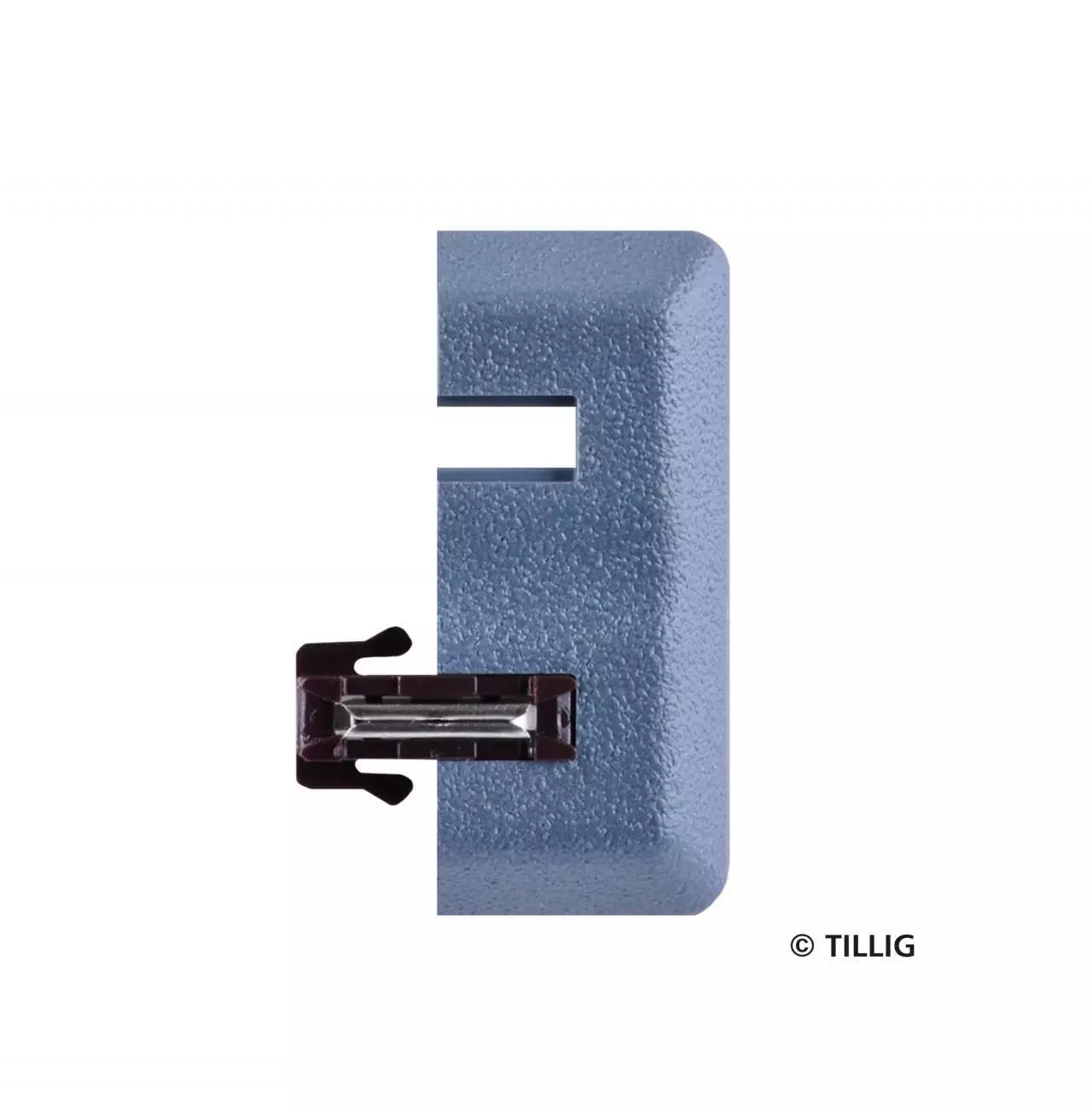 Tillig 83963 - Bettungsgleis-Schotterabschluß 4 Stück braun TT 1:120