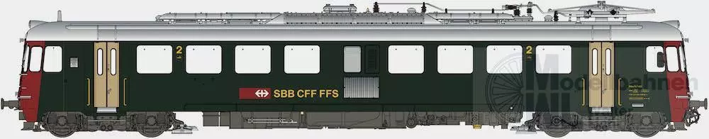 LS Models 17556S - Triebwagen Rbe 4/4 SBB Ep.V 1431 H0/WS Sound