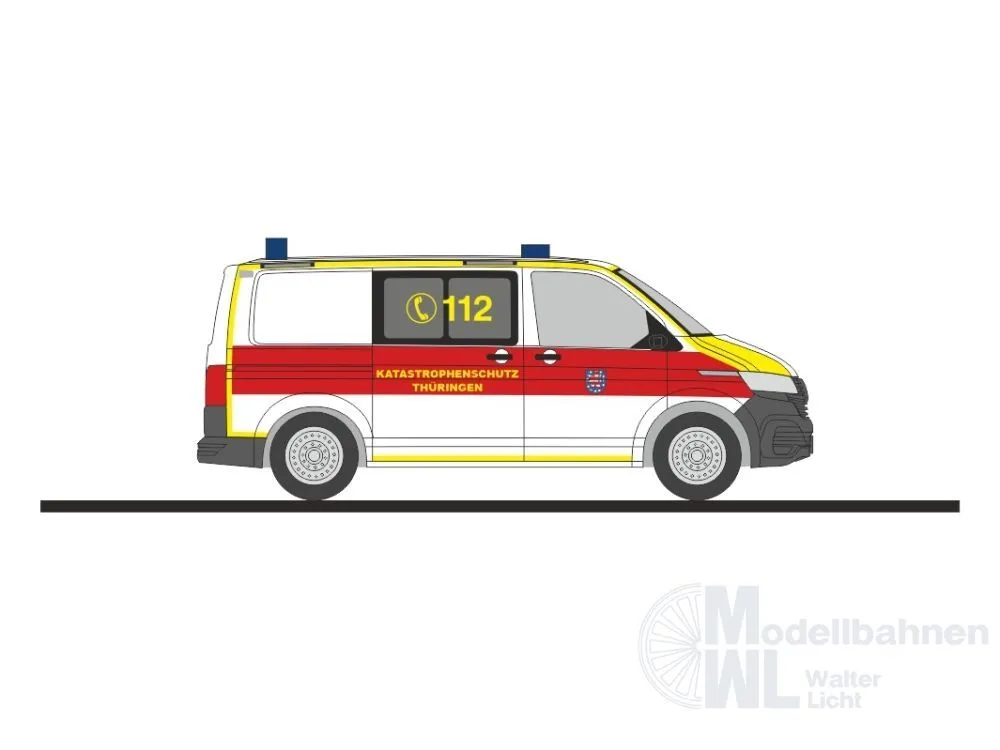 Rietze 53991 - Volkswagen T6.1 KdoW Katastrophenschutz Thüringen H0 1:87