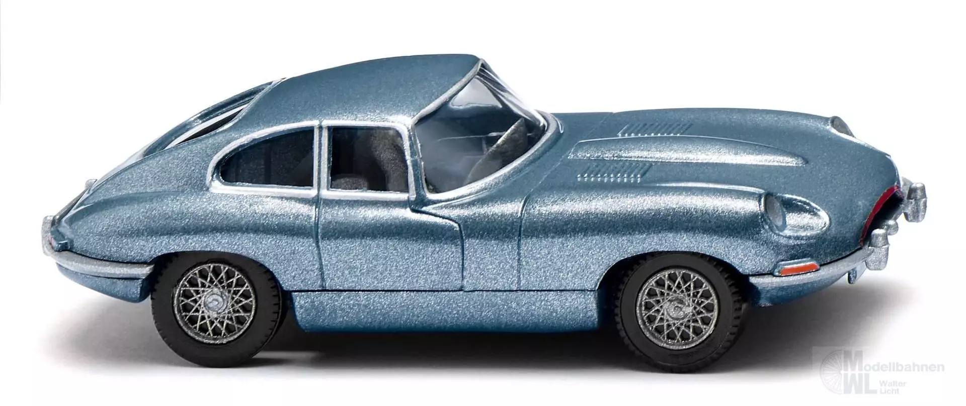 Wiking 080304 - Jaguar E-Type Coupé - opalscent blue metallic H0 1:87