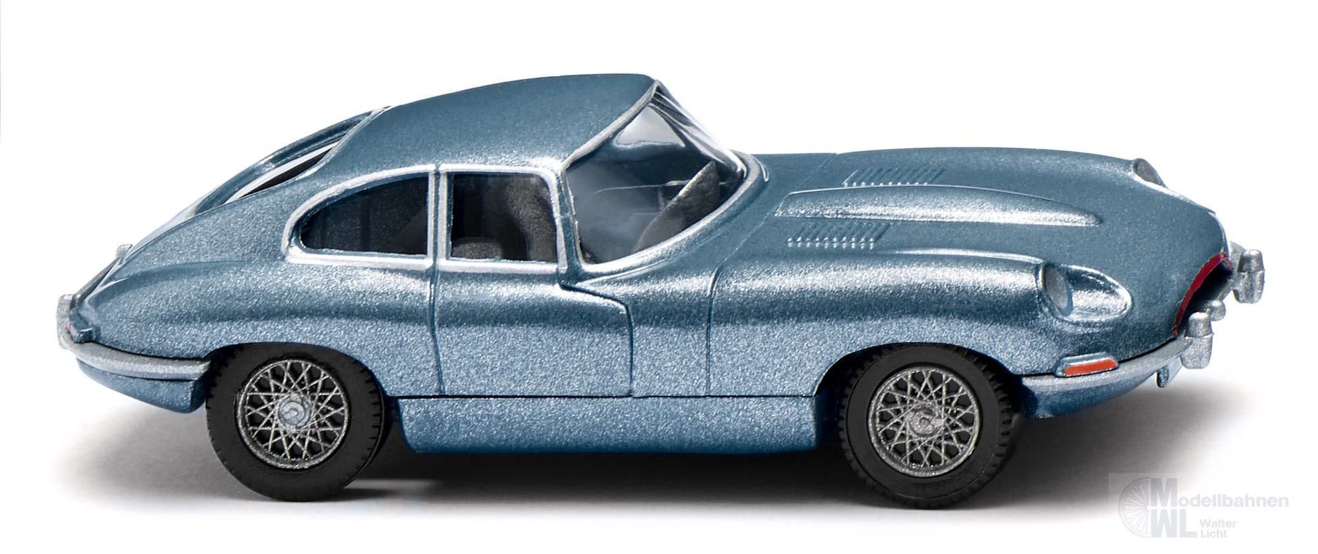 Wiking 080304 - Jaguar E-Type Coupé - opalscent blue metallic H0 1:87