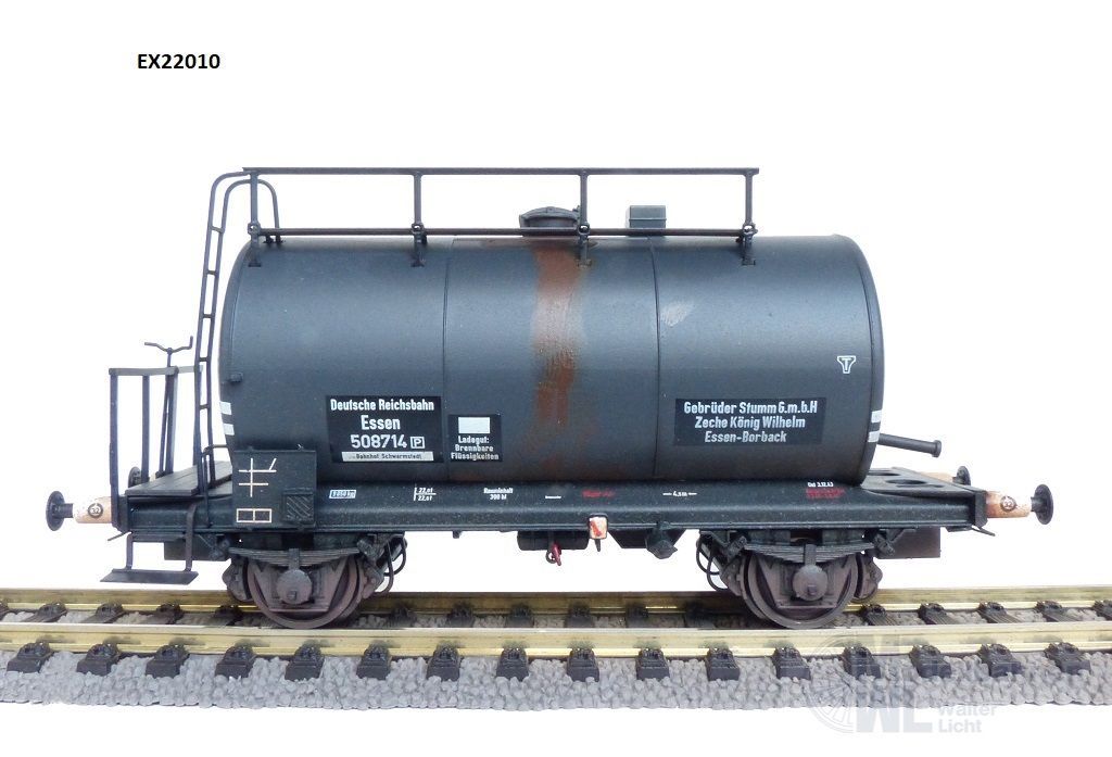 Exact Train 22010 - Kesselwagen DRG Ep.II Gebr. Stumm H0/GL Exact Train 22010 - Kesselwagen DRG Ep.II Gebr. Stumm H0/GL