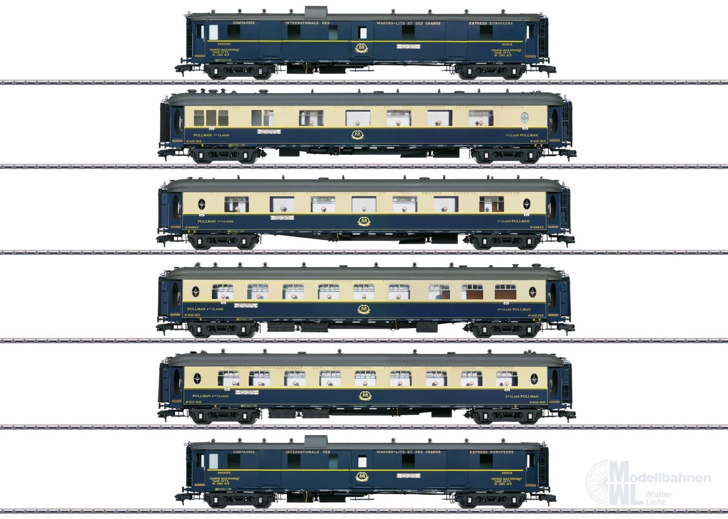 Märklin 58000 - Wagenset CIWL Ep.II 6 Wagen Spur 1