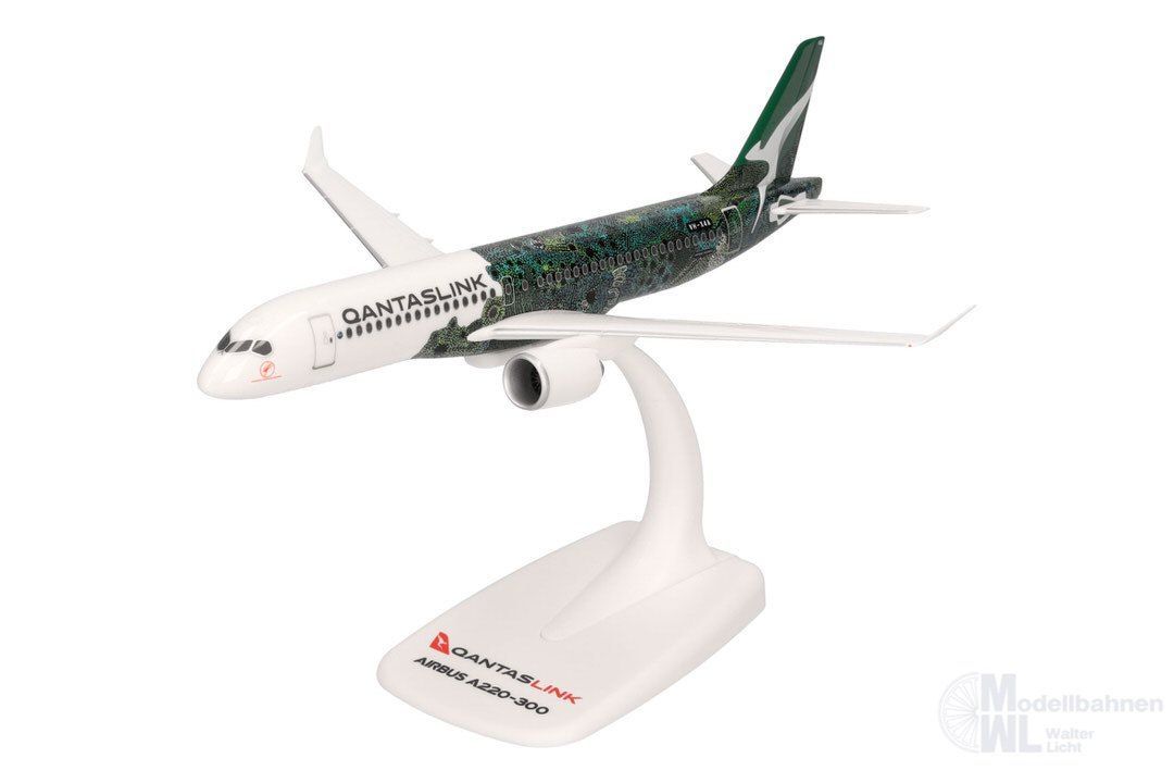 Herpa 614399 - Airbus A220 QantasLink Flying Art 1:200 Herpa 614399 - Airbus A220 QantasLink Flying Art 1:200