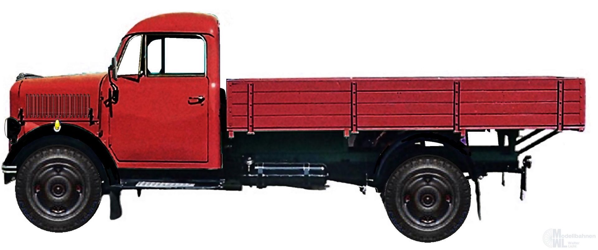 NPE NA88431 - Borgward B 1250 Pritsche rotbraun H0 1:87
