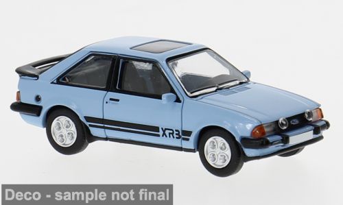 PCX-Models 870791 - Ford Escort MK III XR3i hellblau 1982 H0 1:87