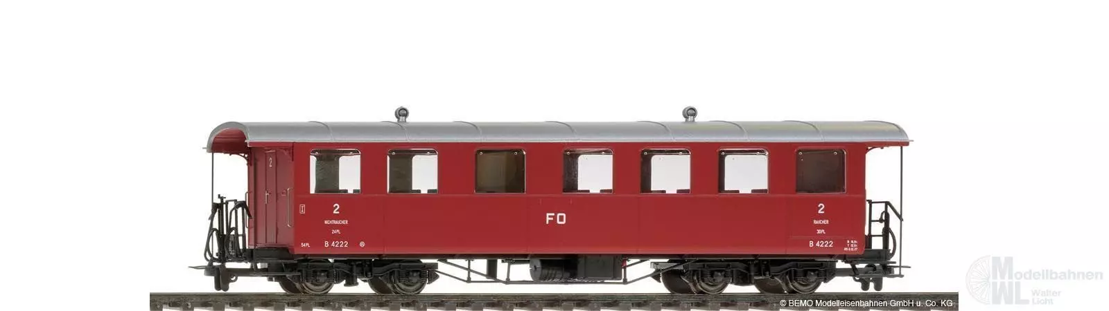 Bemo 3246225 - Plattformwagen FO Ep.III/IV AB 4125 H0m