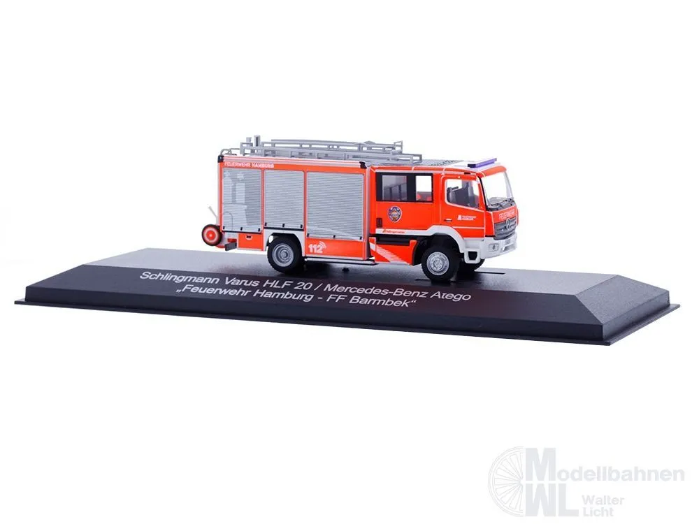 Rietze 72994 - Mercedes-Benz Schlingmann Varus HLF FW Hamburg - Barmbek H0 1:87