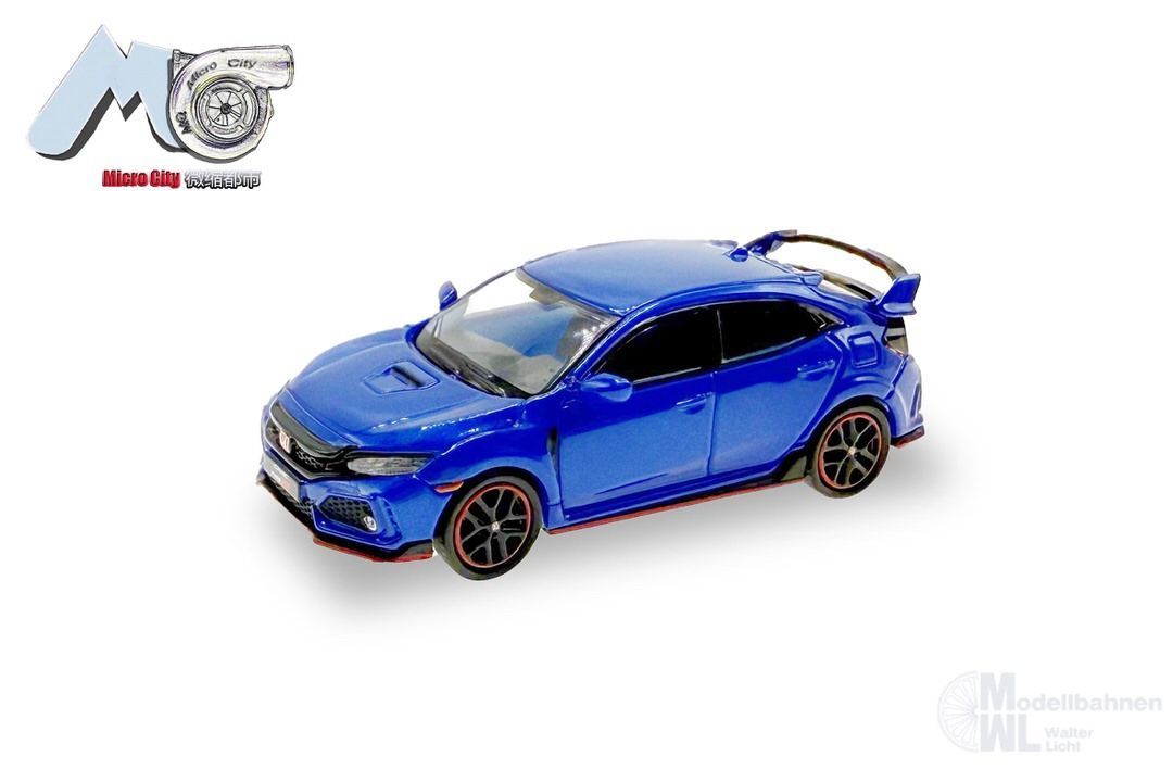 Herpa 87MC000045 - Honda Civic Type R, blau H0 1:87