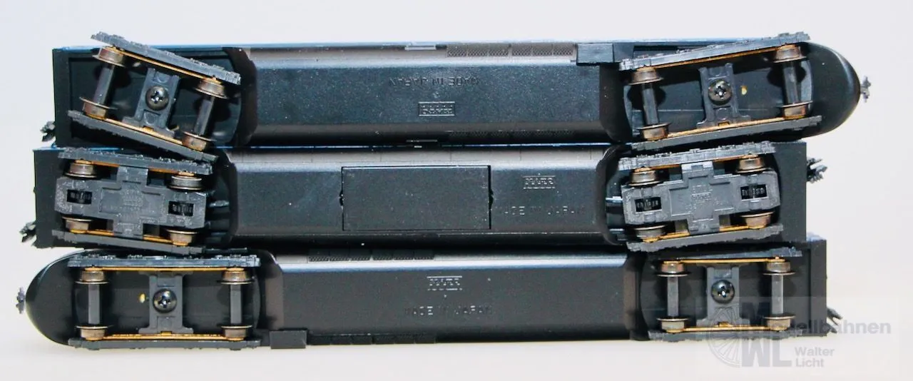 Hobbytrain 16062 - HOBBYTRAIN - Akku-Triebwagen VT 06 DB Ep.III blau 3.tlg. N 1:160