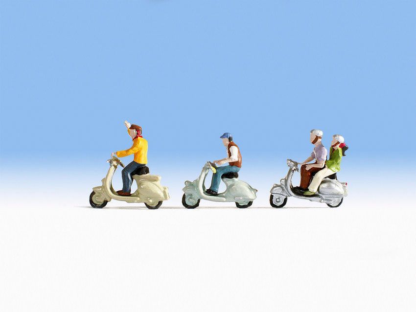 Noch 36910 - Motorrollerfahrer N 1:160
