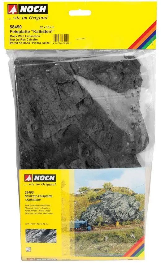 Noch 58490 - Felsplatte Kalkstein G/1/0/H0/H0m/H0e/TT/N/Z