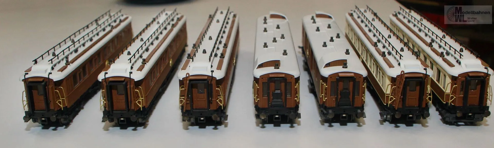 Märklin 42755 - MÄRKLIN - Schnellzugwagen-Set CIWL Ep.I 5.tlg. H0/WS Innenbeleuchtung