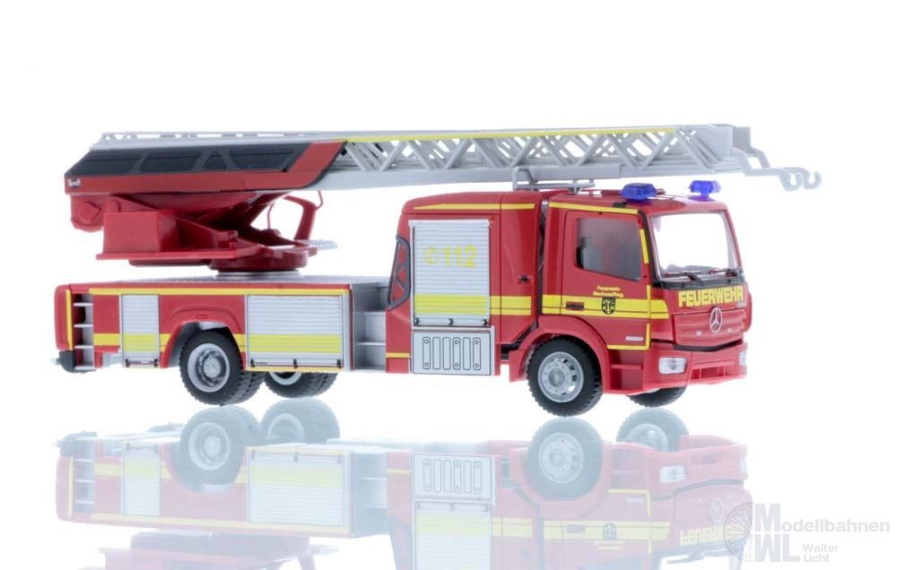 Rietze 71654 - Mercedes-Benz Atego Magirus DLK Feuerwehr Neuhaus a. Rennweg 1:87