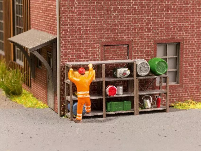 Noch 14203 - Industrieregale 6 Stück H0 1:87