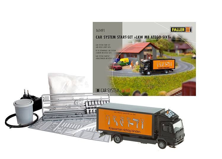 Faller 161491 - Car-System Startset LKW Mercedes-Benz Atego Sixt H0 1:87