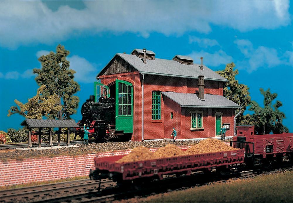 Vollmer 49110 - Lokschuppen einständig Start und Spar Serie H0 1:87