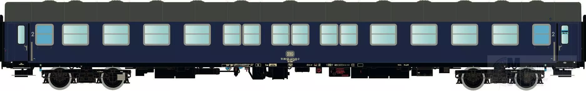 LS Models 46181 - Liegewagen DB Ep.IV Bctm 256 Scheibenbremse H0/GL