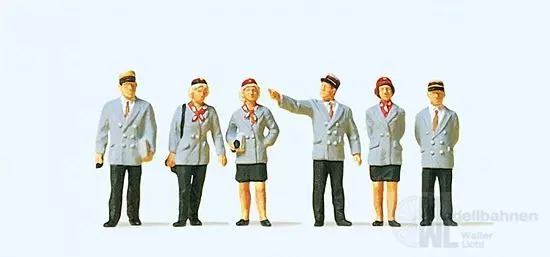 Preiser 10491 - Belgisches Bahnpersonal H0 1:87