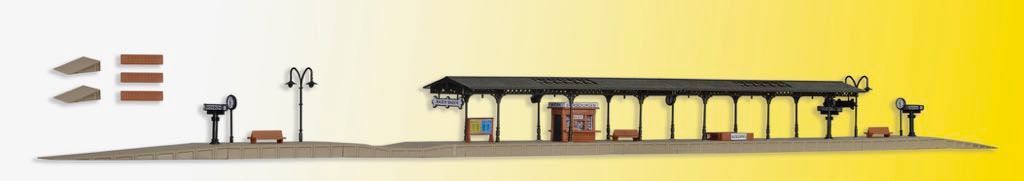 Vollmer 47504 - Bahnsteig Baden-Baden sieb N 1:160